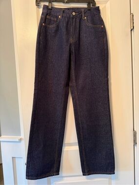 Women's Straight-Leg Jeans in Dark Indigo